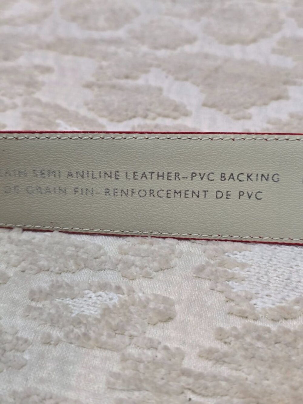 Liz Claiborne Womens L Red Leather Belt Gold and Silver Tone Buckle 1991 - Picture 10 of 11